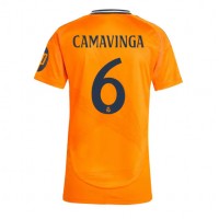 Real Madrid Eduardo Camavinga #6 Auswärtstrikot Frauen 2024-25 Kurzarm